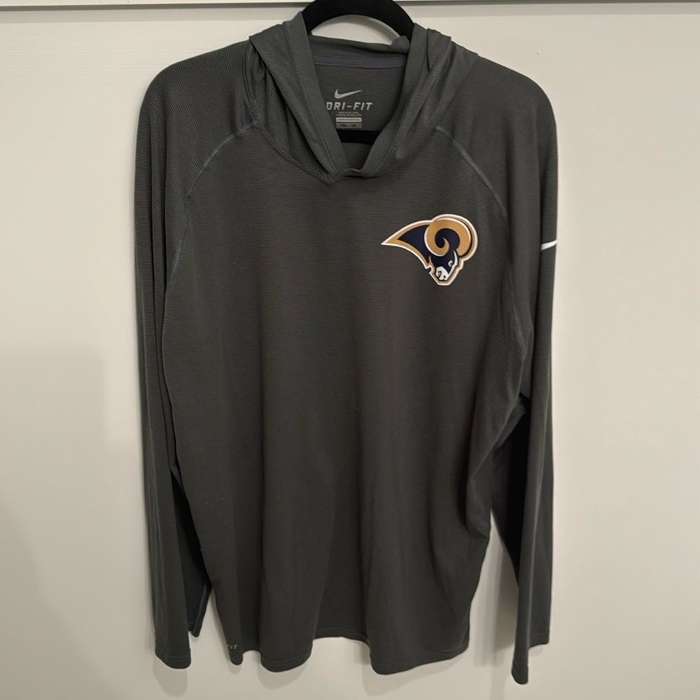 Nike men’s dri-fit hoodie - Rams